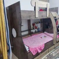 تخت خواب نوجوان دو طبقه بسیار زیبا
