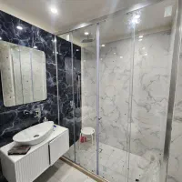 کابین دوش .شیشه سکوریت درب سرویس