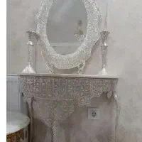 آینه شمعدان و کنسول  تمام مس به شرط اصل بودن