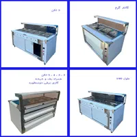 یخچال تاپینگ فرساندویچ ۶ کانترگرم صنعتی گریل روغنی|کافی‌شاپ و رستوران|اهواز, امانیه|دیوار
