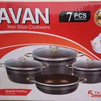 ست هفت پارچه قابلمه با ماهیتابه