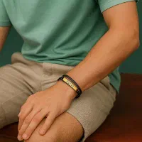 دستبند چرم مردانه مدل پلاک دار|بدلیجات|مشهد, الهیه|دیوار