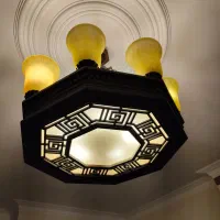 یک عد لوستر سقفی چوبی|لوستر و چراغ آویز|تهران, خواجه نظام الملک|دیوار