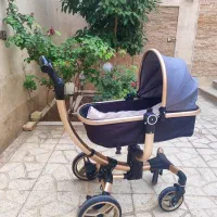 ست کالسکه و کریر برند bebe angelo اصل ایتالیا