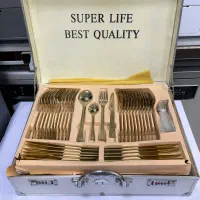 سرویس قاشق و چنگال ۲۴ نفره با چمدان|ظروف سرو و پذیرایی|کرج, برغان|دیوار