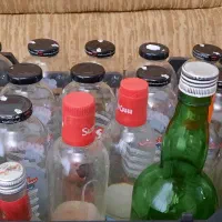 ۳۱ عدد بطری شیشه دار تمیز و شسته شده|ظروف نگهدارنده، پلاستیکی، یکبارمصرف|اردبیل, |دیوار