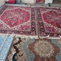 جفت فرش 9متری دستباف هریس تاجری