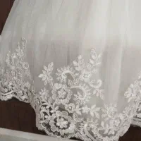 لباس عروس برند دخترانه بچگانه مناسب ۷ تا۹ سال ترک|کفش و لباس بچه|تهران, خانی آباد نو شمالی|دیوار