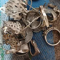 رکاب وزنحیر نقره