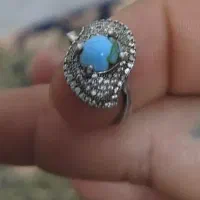 انگشتر نقره فیروز اصل نیشابور