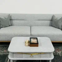 کاناپه سه نفره در حد نو چوب راش