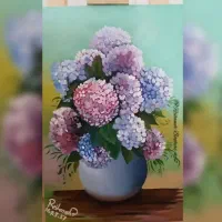 تابلو نقاشی کار شده با رنگ روغن|تابلو، نقاشی، عکس|خمین, |دیوار