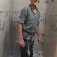 سنگفرش لاشه.موزائیک.سیمانکاری کف وبدنه.شیب بندی.|خدمات پیشه و مهارت|هشتگرد, شهرک ریحانه|دیوار