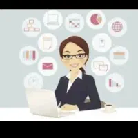 منشی و مدیر داخلی خانم