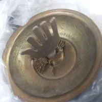 کاسه چهل کلید قدیمی برنجی، خاص و کلکسیونی