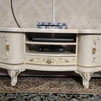 میزتلویزیون چوبی