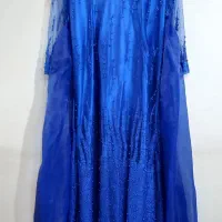 لباس مجلسی مزون دوز دنباله دار دودامنه سایز بزرگ