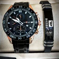 ست ساعت و دستبند مردانه