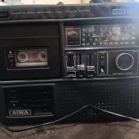 ضبط رادیو کاست سه حالت آنتیک|کلکسیون اشیاء عتیقه|مهاباد (آذربایجان غربی), |دیوار