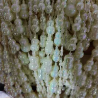 پرده مهره ای رنگ نخودی نونو|پرده، رانر، رومیزی|شیراز, درکی|دیوار