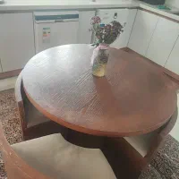 میز ناهارخوری چهارنفره گرد و شیک