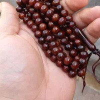 تسبیح کشکول عتیقه ۱۰۱ دانه تراش دست کامل