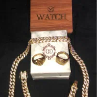 ساعت گردنبند دستبند انگشتر(در حد نو)