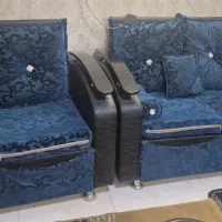 ۲ دست مبل به همراه عسلی و جاکفشی|مبلمان خانگی و میز عسلی|رباط‌کریم, کیکاور|دیوار