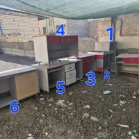 فروش فوری تعدادی میز ام دی اف فروشگاهی|فروشگاه و مغازه|یزد, |دیوار