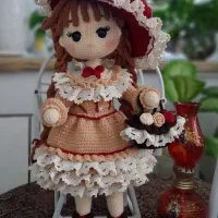 عروسک قلاب بافی