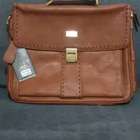 کیف اداری چرم طبیعی مردانه خارجی نو استفاده نشده