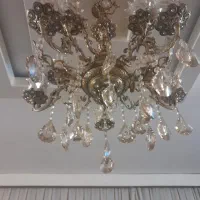 لوستر شاخه ای جنس برنج|لوستر و چراغ آویز|اصفهان, باغ فدک|دیوار