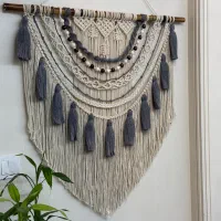 دیوارکوب مکرومه آماده فروش توافقی