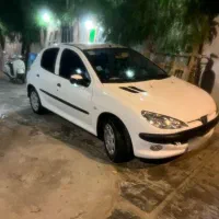 پژو 206 تیپ 5 سفید مدل 92