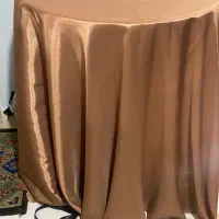 میز گرد خاطره فوری با رومیزی نسکافه ای