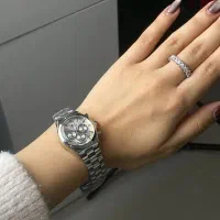 ساعت زنانه الگانس نقره‌ای شیک
