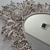 آینه شمعدان کاملا سالم