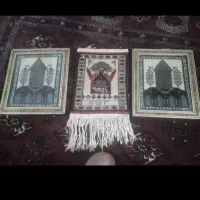 سه عدد فرش دستباف یک عدد انگشتر نقره|فرش|قم, بوستان جوان|دیوار