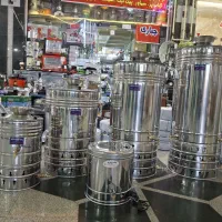 سماور استیل نگیر ۱۲۰لیتری گازی|سماور، چای‌ساز، قهوه‌ساز|تبریز, |دیوار