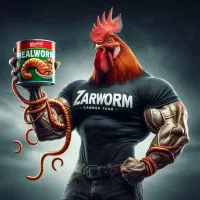 لارو میلورم خشک و زنده