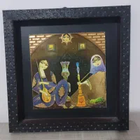 دکوری سرخ پوست و تابلو خاتون|صنایع دستی و سایر لوازم تزئینی|رشت, سلیمانداراب|دیوار