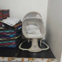 گهواره شارژی هم برقی بلوتوثی و اهنگ کودک داره|تخت و سرویس خواب|مشهد, توس (بلوار توس)|دیوار