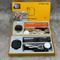 ساعت هوشمند اپل واچ طلایی و مشکی با بند استیل