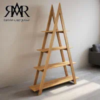 قفسه کتاب و دکوری B01 چوبی و ام دی اف|کتابخانه، شلف، قفسههای دیواری|ارومیه, |دیوار