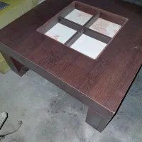 میز جلو مبلی چوبی