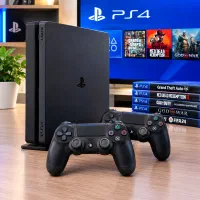 کنسول بازی PS4 اسلیم کپی‌خور  ۱ ترابایت دو دسته