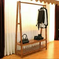رگال چوبی لباس