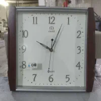 ساعت دیواری مارال مدل طرح چوب