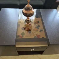 میز جلو مبلی تمیز با دوعدد عسلی