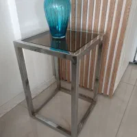 دو عدد میز استیل